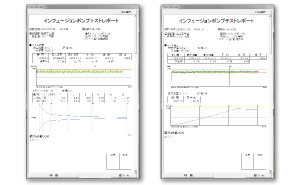 自動でテストレポートを作成、印刷し書類として保管も可能